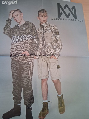 Marcus & Martinus Players giant poster, new