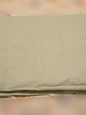 Tablecloth unused 2.40x3.00 meters, 100% cotton, pistachio color