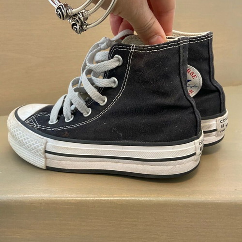 Converse All Star Flatform kids shoes like new, size 30, black