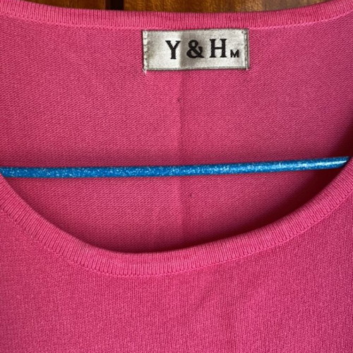 Blouse pink size M like new, tailored