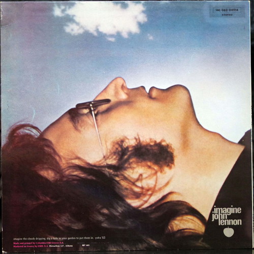 John Lennon Imagine vinyl record used, rock