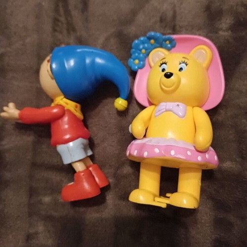 Noddy and Tessie Bear used set 1990 with winding defect