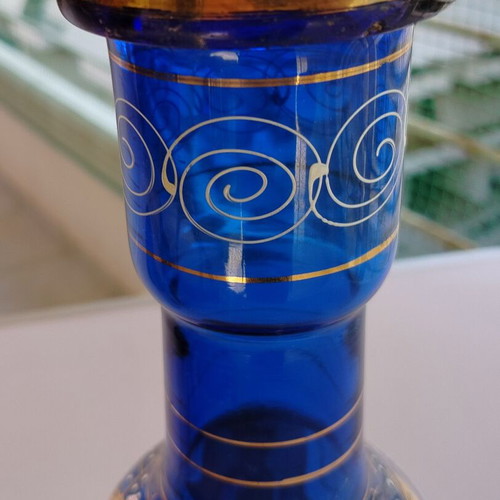 Old hookah used with painted glass from Constantinople
