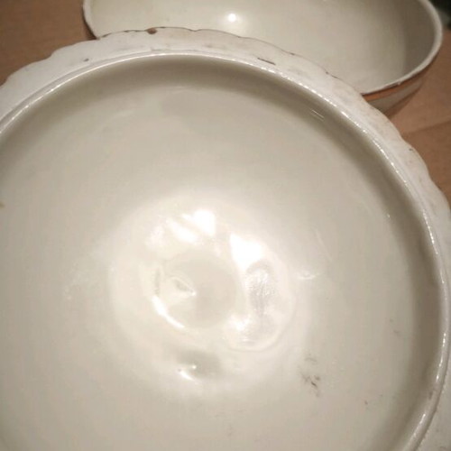 Vintage glass container used