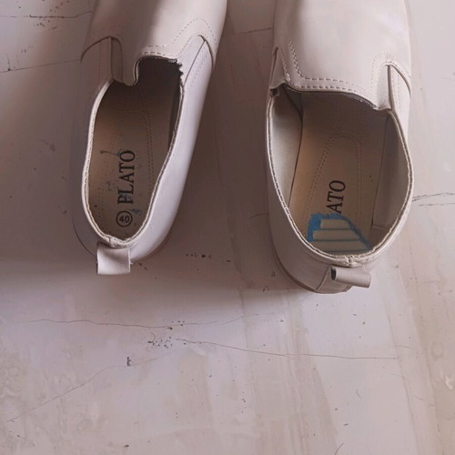 Women's ballerina shoes used, beige, size 40, soft leather