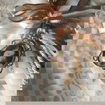 Vintage χειροποίητη πασχαλινή λαμπάδα με cameo καινούργια