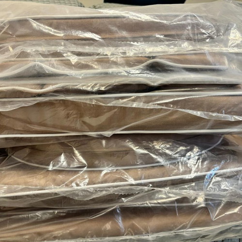 Set of 4 New Fer Forgé Cushions Beige Sand Color