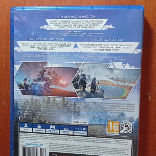 Horizon Zero Dawn Complete Edition PS4 like new