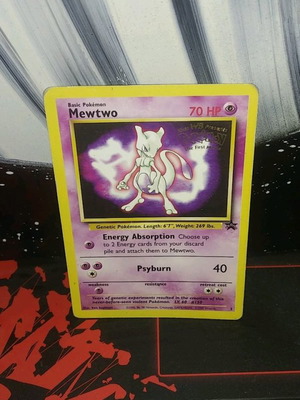 Pokemon Card Mewtwo 1995, 96, 98 70 HP μεταχειρισμένη