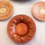 Σετ 4 Χειροποίητα Vintage Χάλκινα Διακοσμητικά Σκεύη μεταχειρισμένα