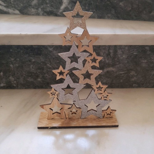Christmas wooden decorations like new