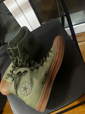 Converse Chuck Taylor All Star II Gum High σαν καινούργια, νούμερο 43, καφέ και πράσινα