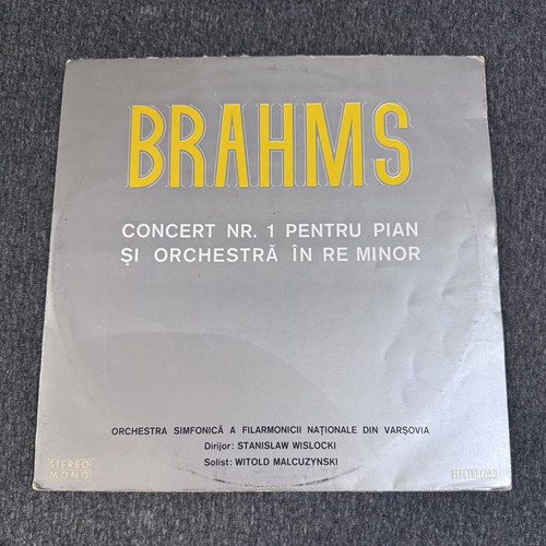 Brahms Warsaw Philharmonic Orchestra vinyl used, classical