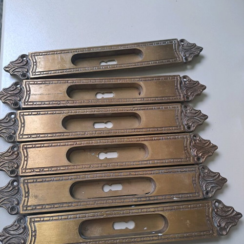 Brass door handles used, 3 pairs
