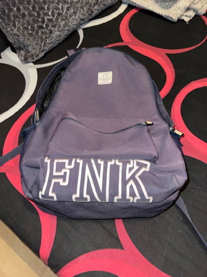 Funky Buddha Blue Backpack Used