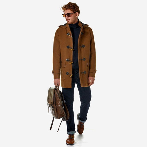 Sogo Montgomery coat men's new camel color