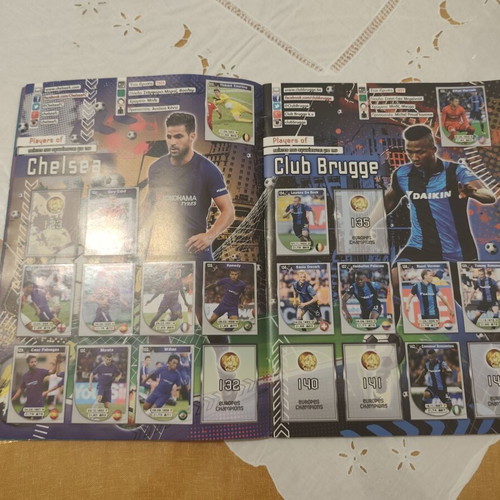 Europe's Champions 2017/18 sticker album like new