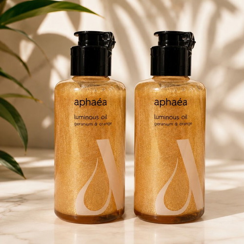 Aphaéa Luminous Oil Geranium & Orange set of 2, 200ml