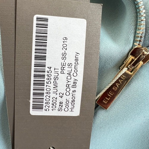 Elie Saab exclusive blue jumpsuit new with tags