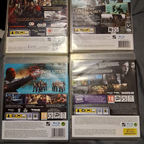 Ps3 games like new, set of 4