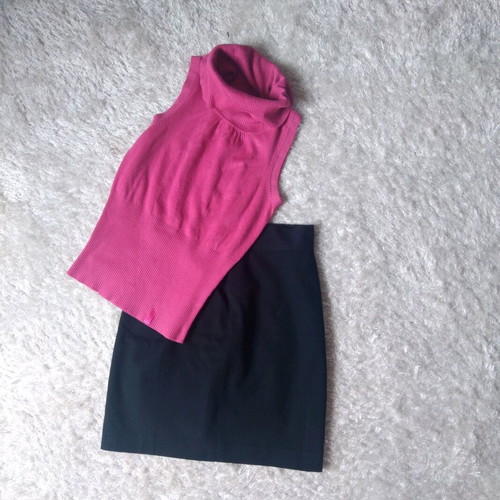 Andriotti skirt and sleeveless knitted top set like new