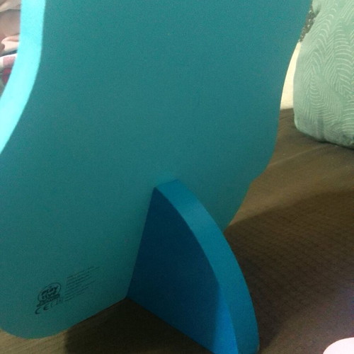 Educational learning clock like new with stand and manual hands