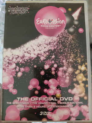 Eurovision 2010 Oslo 3 DVD άριστη κατάσταση