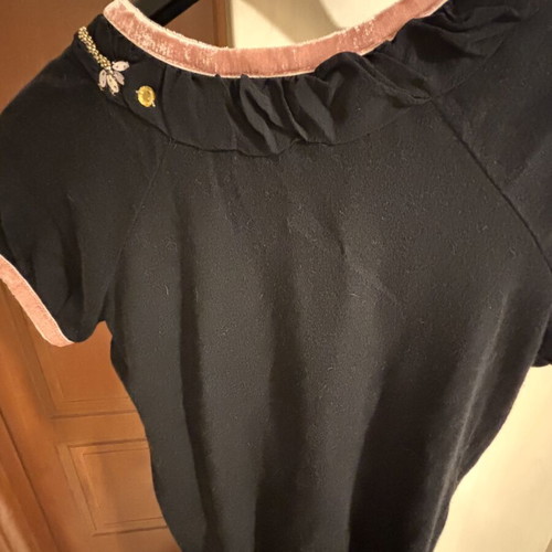 Etro blouse viscose size M like new, black