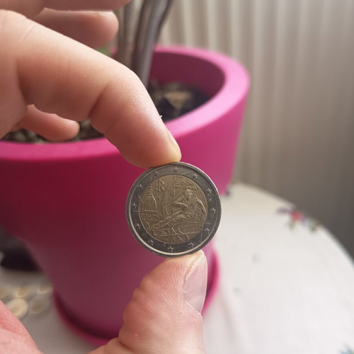 Italy 2 Euro commemorative coin 2006 Torino Winter Olympics