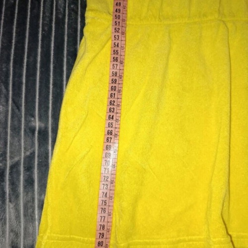Juicy Couture velour beach dress tunic like new, yellow, size L