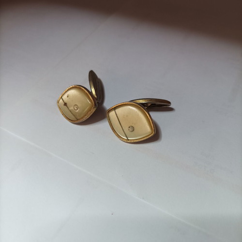 Vintage cufflinks used, circa 1950