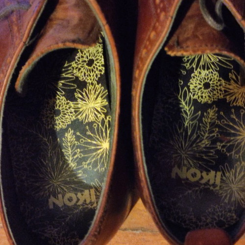 Ikon leather shoes brown used, size 44.5 EU