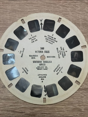 Vintage View-Master 3D reel "Victoria Falls - Africa" used