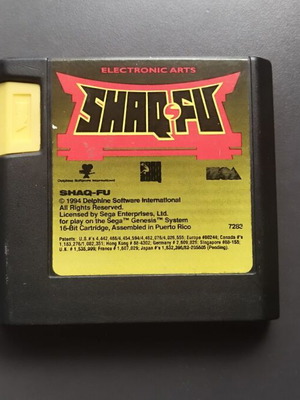 Sega Mega Drive Shaq-Fu употребявана, работи нормално