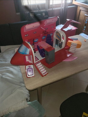 Barbie airplane playset with accessories