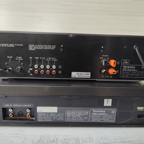 Technics 3-Component Vintage Stereo System SA-Z50 RS-D250