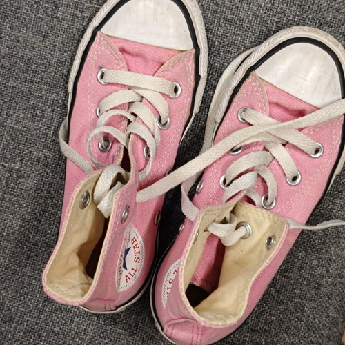 Converse boots used, size 28, pink