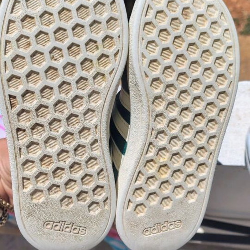Adidas Athletic Shoes size 27 like new, green, suede