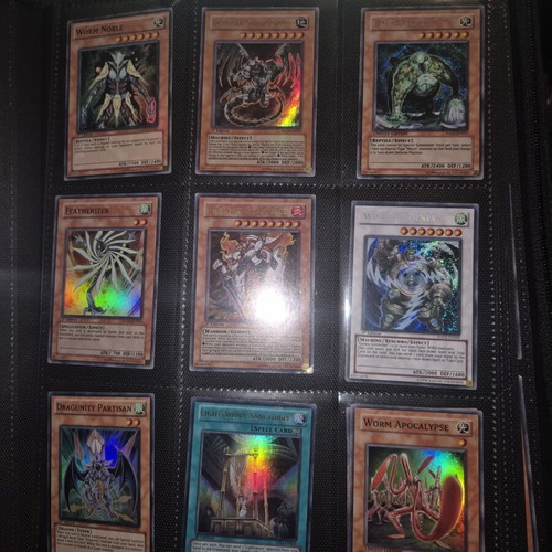 Yugioh Binder used with mostly very good condition cards