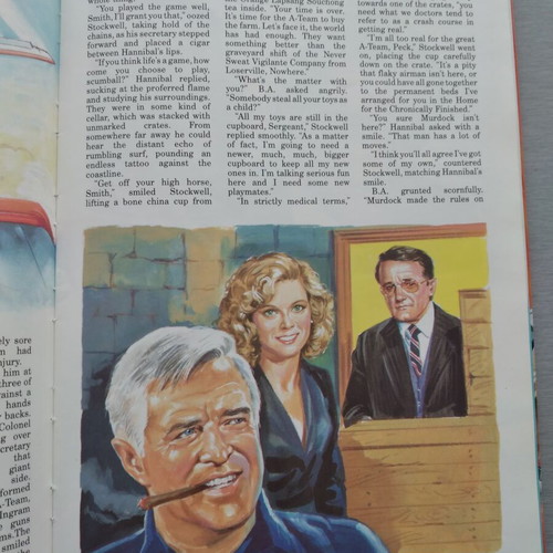 The A-TEAM Annual 1988 hardcover book used