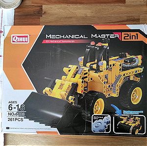 Mechanical Masters  Συναρμολογούμενο 2 in 1 Construction Bulldozer & Tank