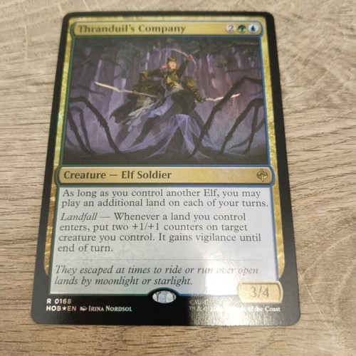 Thranduil's Company foil Magic the Gathering card