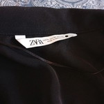 Zara crop μπλούζα XL μεταχειρισμένη, μαύρη σε καλή κατάσταση