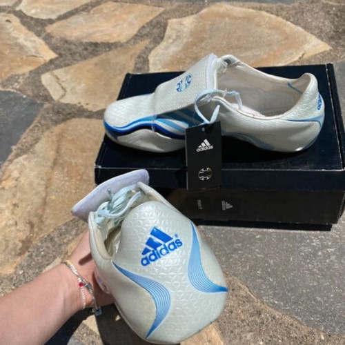 Adidas F50.6 Tunit Upper football boots new, deadstock, white and blue