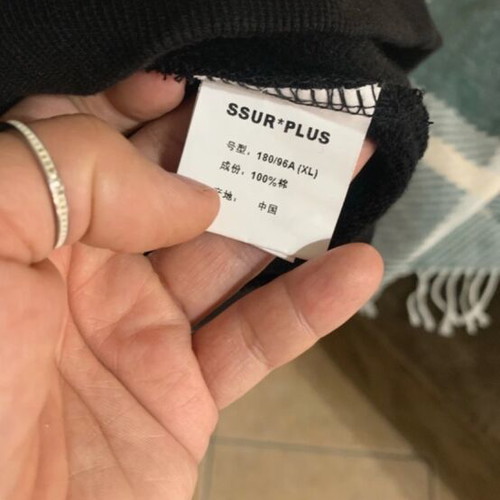 SSUR Troops Crazy Juice sweatshirt size XL like new, black