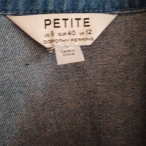 Dorothy Perkins denim jumpsuit like new, blue, size L