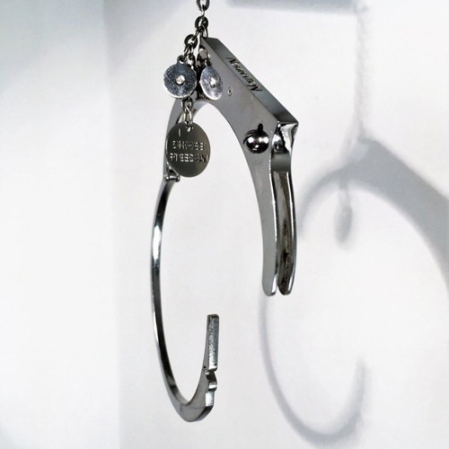 Nomination Freedom Handcuff Bracelet used with Genuine Diamond