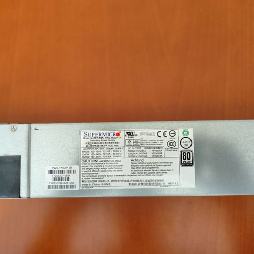 Supermicro PWS-1K62P-1R Server Power Supply 1620W 80 Plus Platinum like new