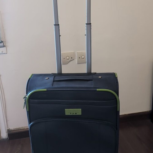 Cabin suitcase used, blue, fully functional