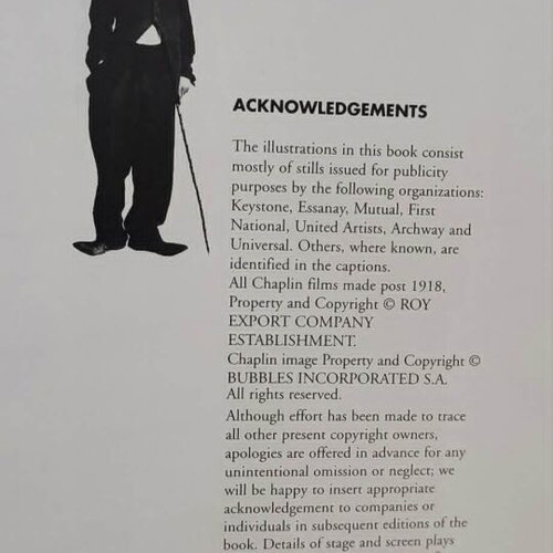 Charlie Chaplin Encyclopedia like new, The Chaplin Encyclopedia film book